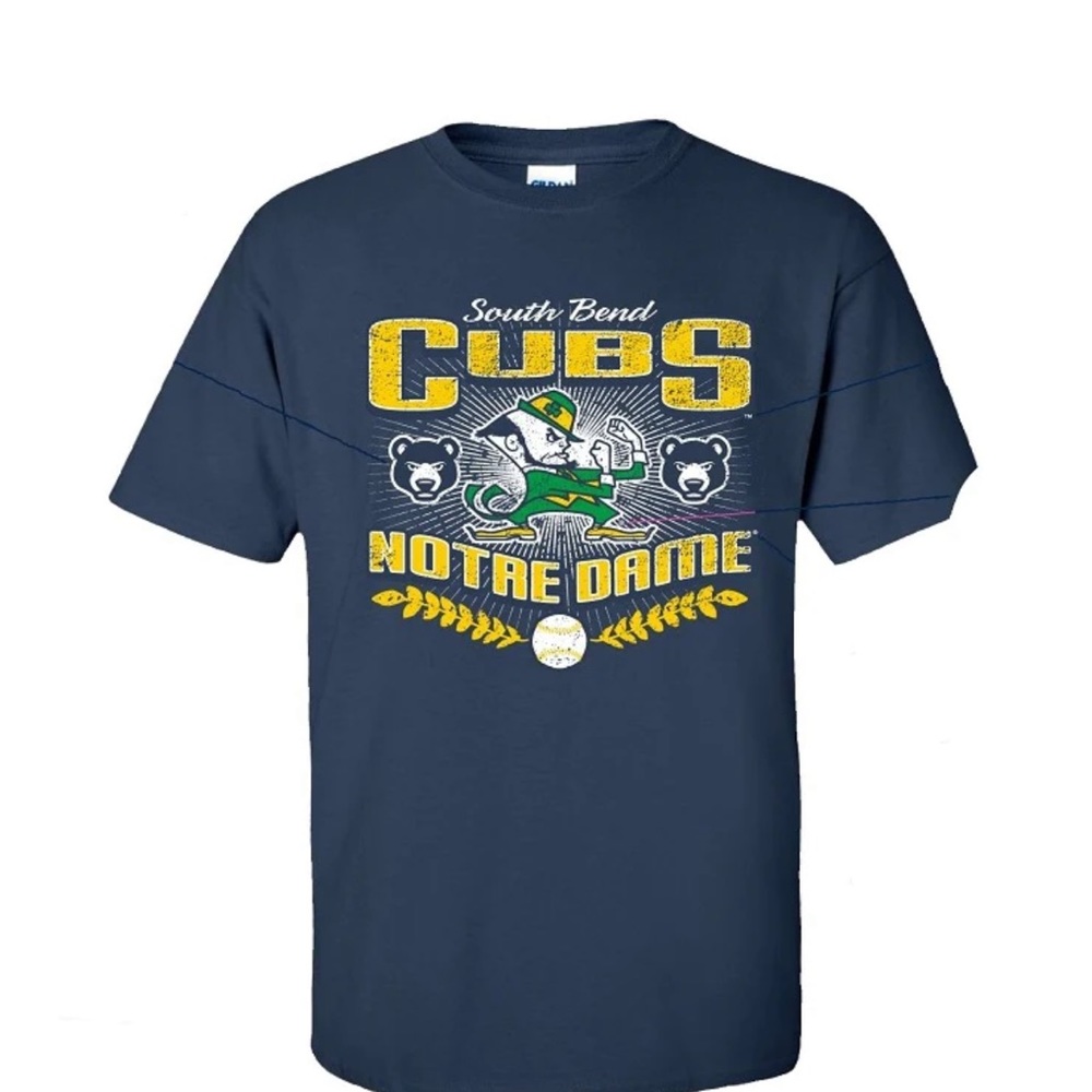 South Bend Cubs/University of Notre Dame Co-Branded T-Shirt